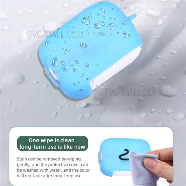 EWB8895 Thumb Anti-shake Digital Camera Charging Case Protector Silicone Protective Cover for Insta360 go2 Camera - Blue-10