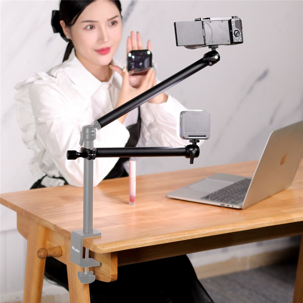 ULANZI VIJIM LS04 Pipe Clamp Bracket Multi-Section Extension Flexible Arm Shooting Equipment Photography Accessories for Live-stream Lighting-10