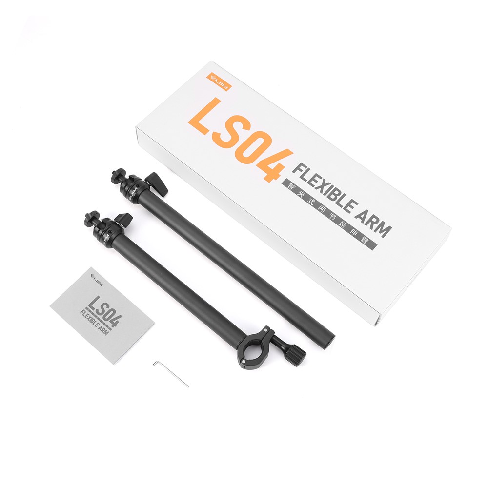 ULANZI VIJIM LS04 Pipe Clamp Bracket Multi-Section Extension Flexible Arm Shooting Equipment Photography Accessories for Live-stream Lighting-9