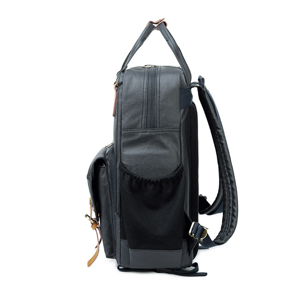 272 Casual Wear-resistant Camera Bag Waterproof SLR Digital Camera Shoulders Backpack - Dark Blue-5