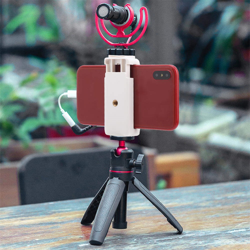 ULANZI ST-07 Smart Phone Tripod Mount Adapter Adjustable Phone Holder Mount with Cold Shoe 1/4" Screw for Photography Live-streaming Selfie-6