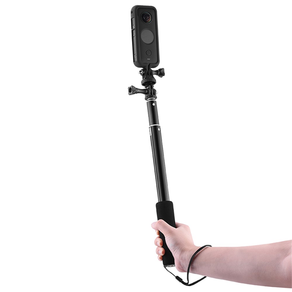 EWB8597+max3201 Camera Protective Frame Cage + Aluminum Alloy Selfie Stick for Insta360 ONE X2-2