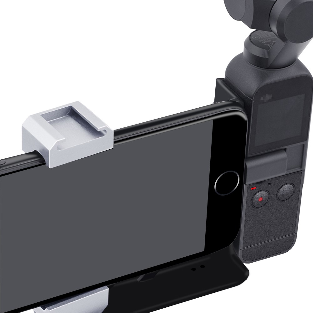 ZZCP5003 ZZCP5004 Handheld Phone Holder Gimbal Stand Tripod Mount with 1/4 Screw for DJI OSMO Pocket 2 - Black-7