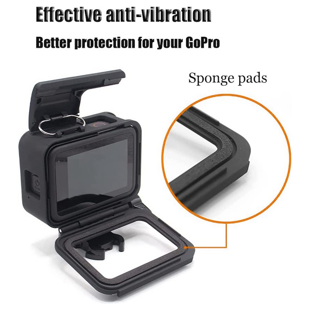 EWB8173 Scratch-resistant Protective Frame Mount Housing for GoPro Hero 9 Sports Action Camera Accessories-5