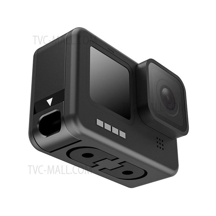 UURIG Dustproof Wear-resistant Aluminum Alloy Battery Cover Door Camera Side Battery Cover for GoPro Hero 9/10-5