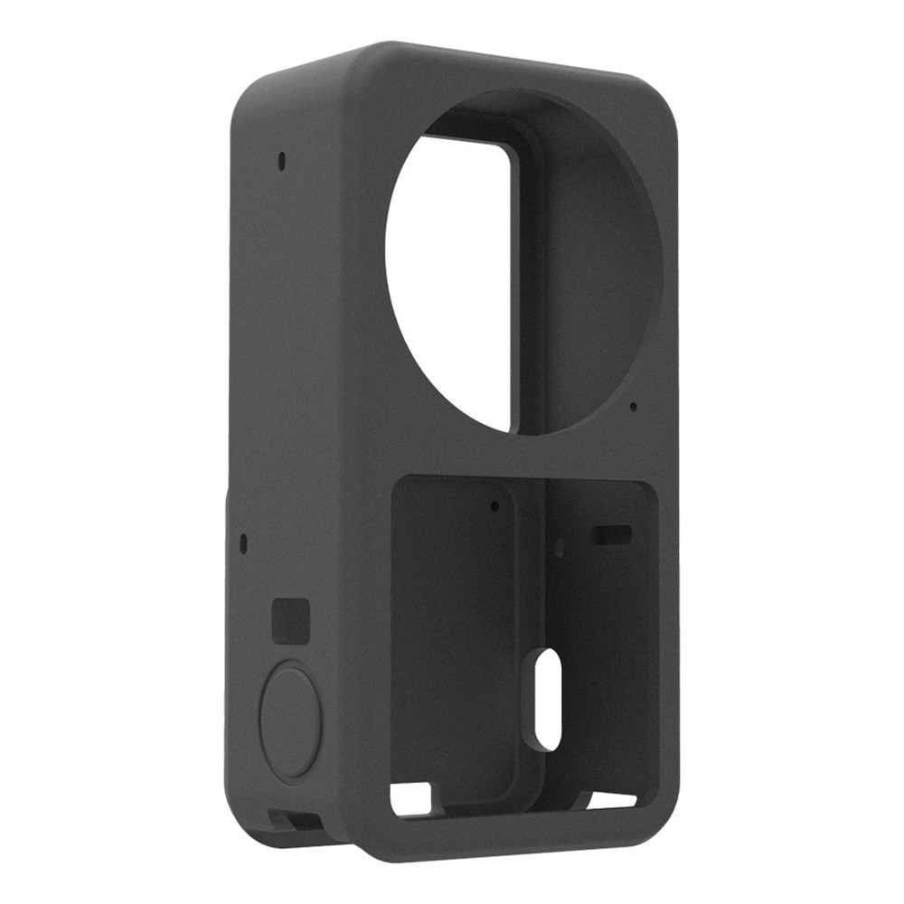 For DJI Action 2 Soft Anti-Drop Anti-Scratch Silicone Protective Cover Dust-Proof Sports Action Camera Accessories - Black-5