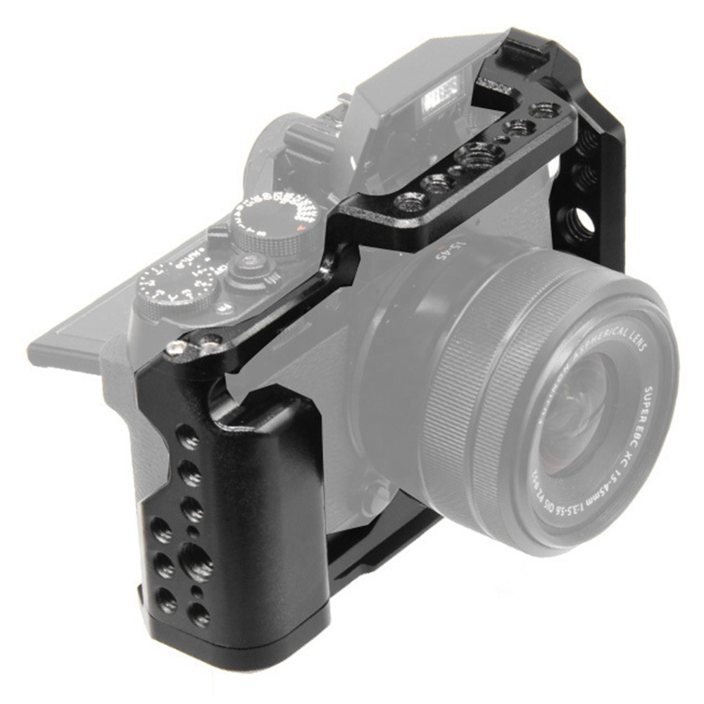 F46320 Aluminum Alloy Frame Cage for Fuji XT30XT30IIXT20XT10 Quick Release Plate Base Protective Cover with Screw Adapter Camera Accessories-1