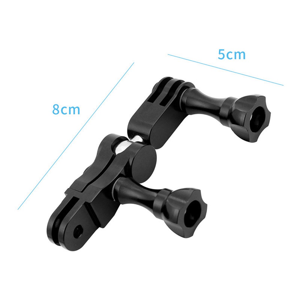 18789TW Adjustable Extension Arm Adapter Set for Gopro Hero 10/9/8 Series Long/Short Straight Joints Connector Magic Arm Metal Converter-9