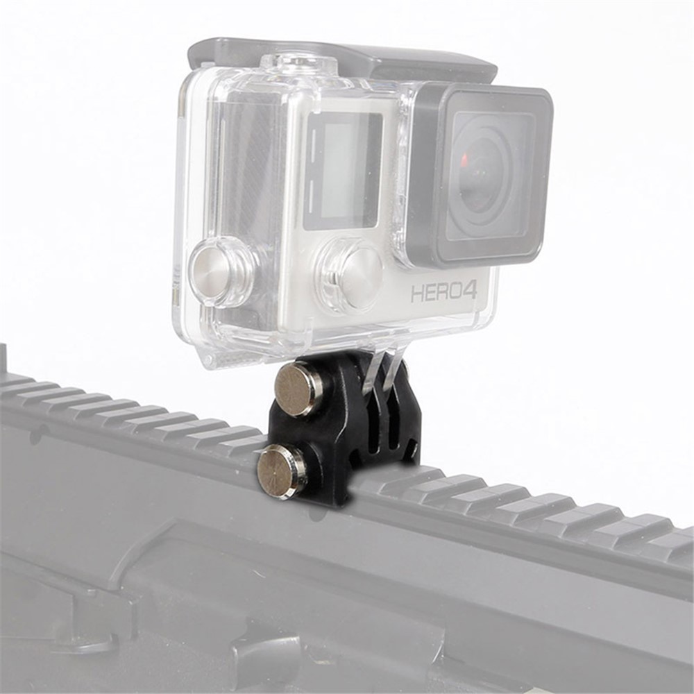 F31346-7 For Gopro 9 Action Camera Fixed Converter Bracket 20mm Slide Rail Mount Holder-1