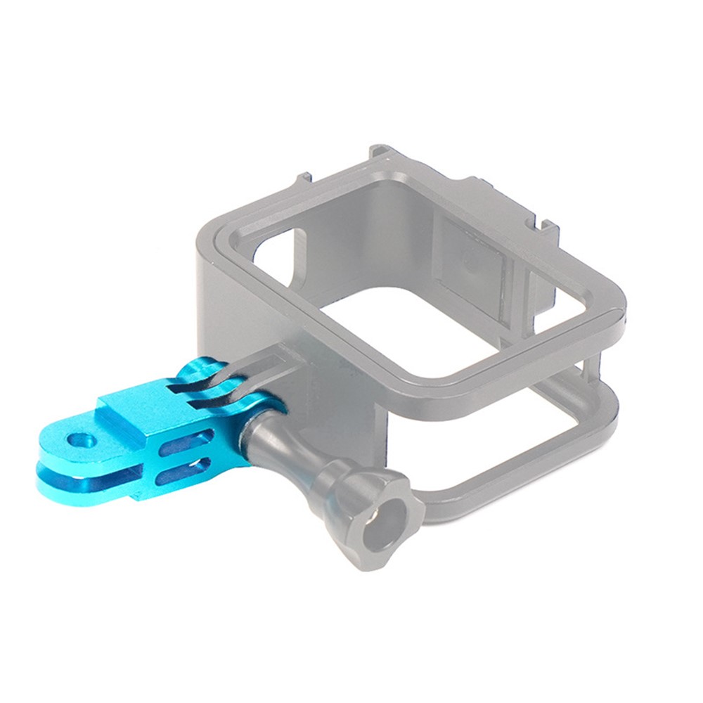 F38413-8 Extension Pivot Arm Adapter for Gopro Hero 10/9/8 Series Adjustable Converter 35mm Short Straight Joints Connector - Blue-2
