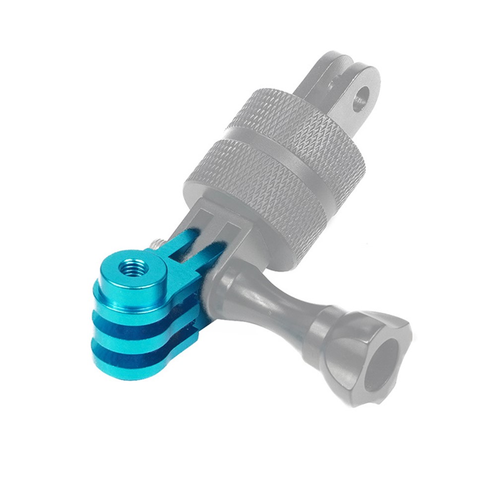 F38413-8 Extension Pivot Arm Adapter for Gopro Hero 10/9/8 Series Adjustable Converter 35mm Short Straight Joints Connector - Blue-3