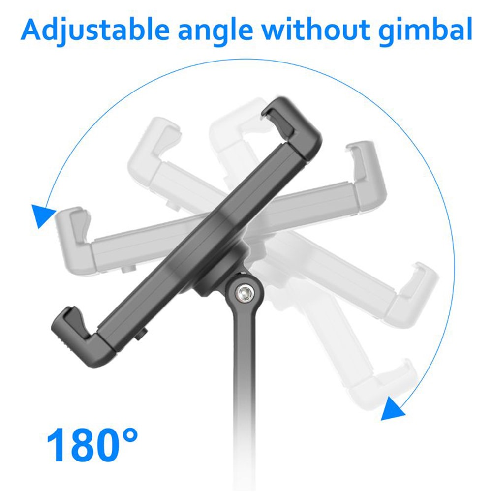 UURIG ST-20 Cell Phone Tripod Mount Adapter Adjustable Tablet Holder Mount with 1/4" Screw and Aka Support 360-Degree Rotating for Photography Live-streaming Selfie-5