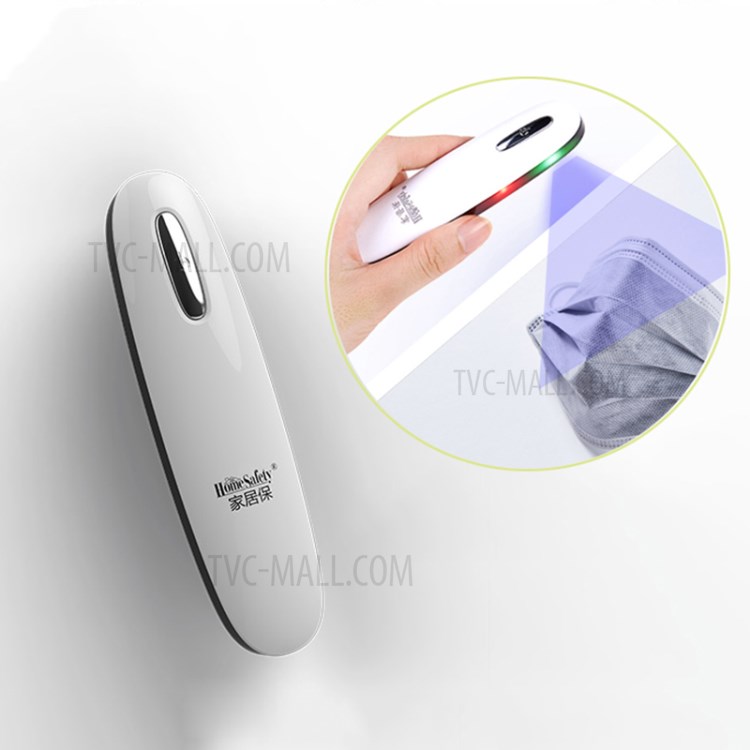 UV Disinfection Lamp Hand-held Portable Mini UVC Sterilizer Light for Face Masks Respirators Phones-1