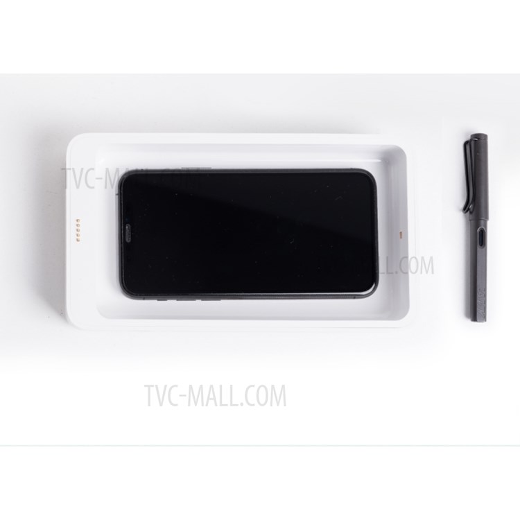 Xiaomi YOUPIN CINCO YSXDH001WX UVC Caixas De Cartuchos De Bandeja Esterilizador Caixa Multifuncional Desinfecção 10W Carregador Rápido Sem Fios-6