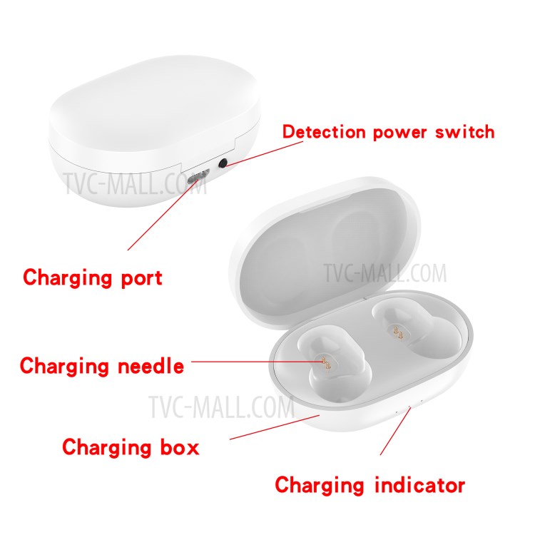 M003 Bluetooth-Kopfhörer Ladebox Mit Kabel Für Xiaomi Airdots Jugend Ausgabe / Xiaomi Mini Bluetooth-Kopfhörer-6