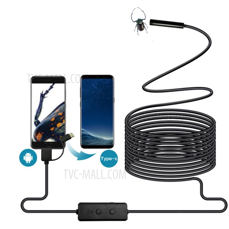 F160 2M Semi-Rigid WiFi Borescope 2.0MP 720P HD Endoscope Inspection Camera-4