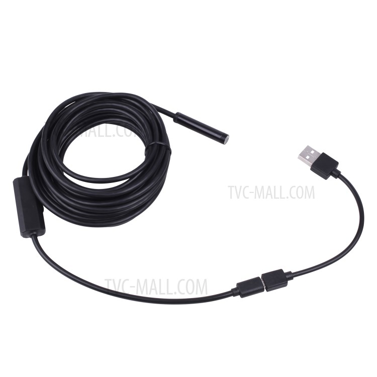 F140 10M 1200P Semi-rigid Wireless Endoscope WiFi Borescope Inspection Camera 8mm Snake Camera-8