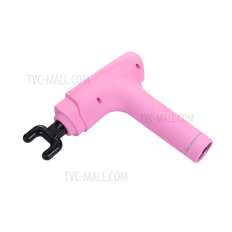 Corps Électrique À Main Percussion Massager Pistolet Massage Des Tissus Profonds - Rose-2