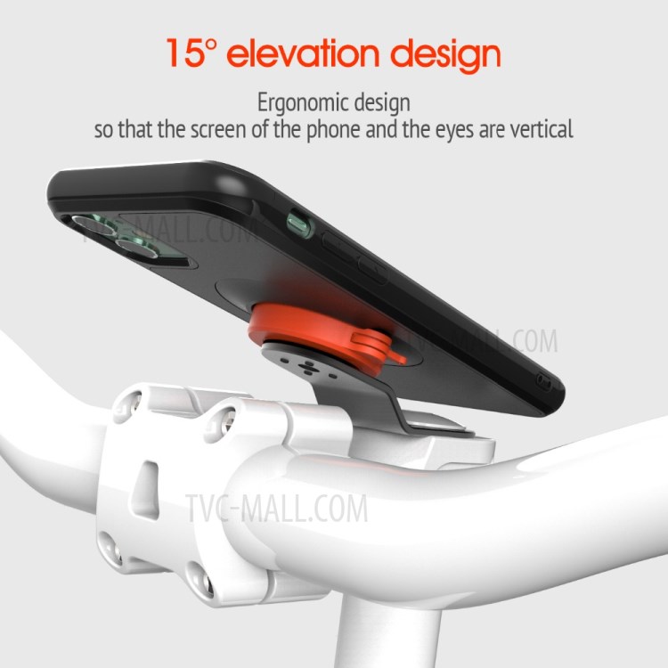 Mountain Bike Bicycle Handlebar Phone Bracket with Shockproof Protective Phone Cover for iPhone XR 6.1 inch-11