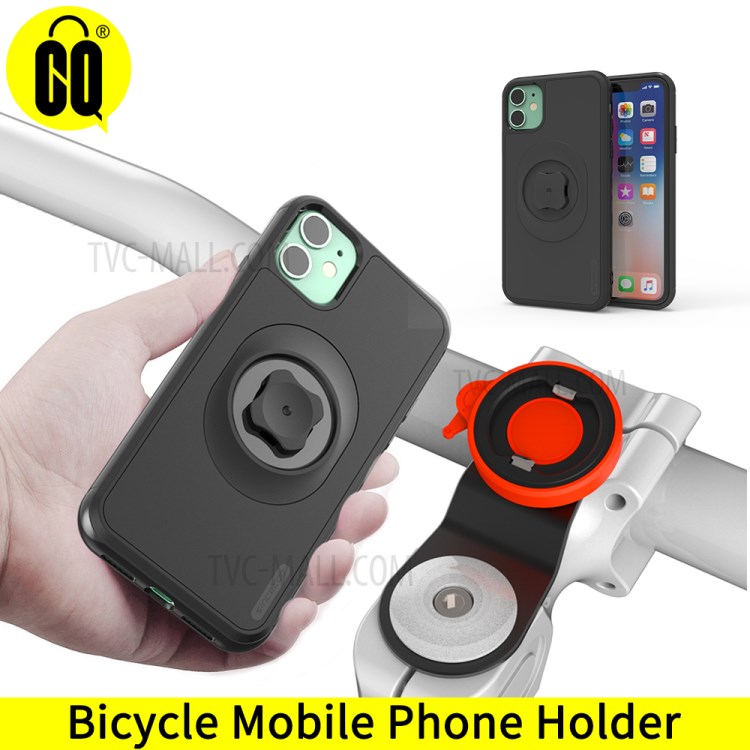 Mountain Bike Bicycle Handlebar Phone Bracket with Shockproof Protective Phone Cover for iPhone XR 6.1 inch-2