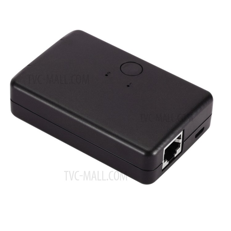 ZMT-RJ45-2M Dual-port Adaptador Interruptor De Compartilhamento De Rede-5