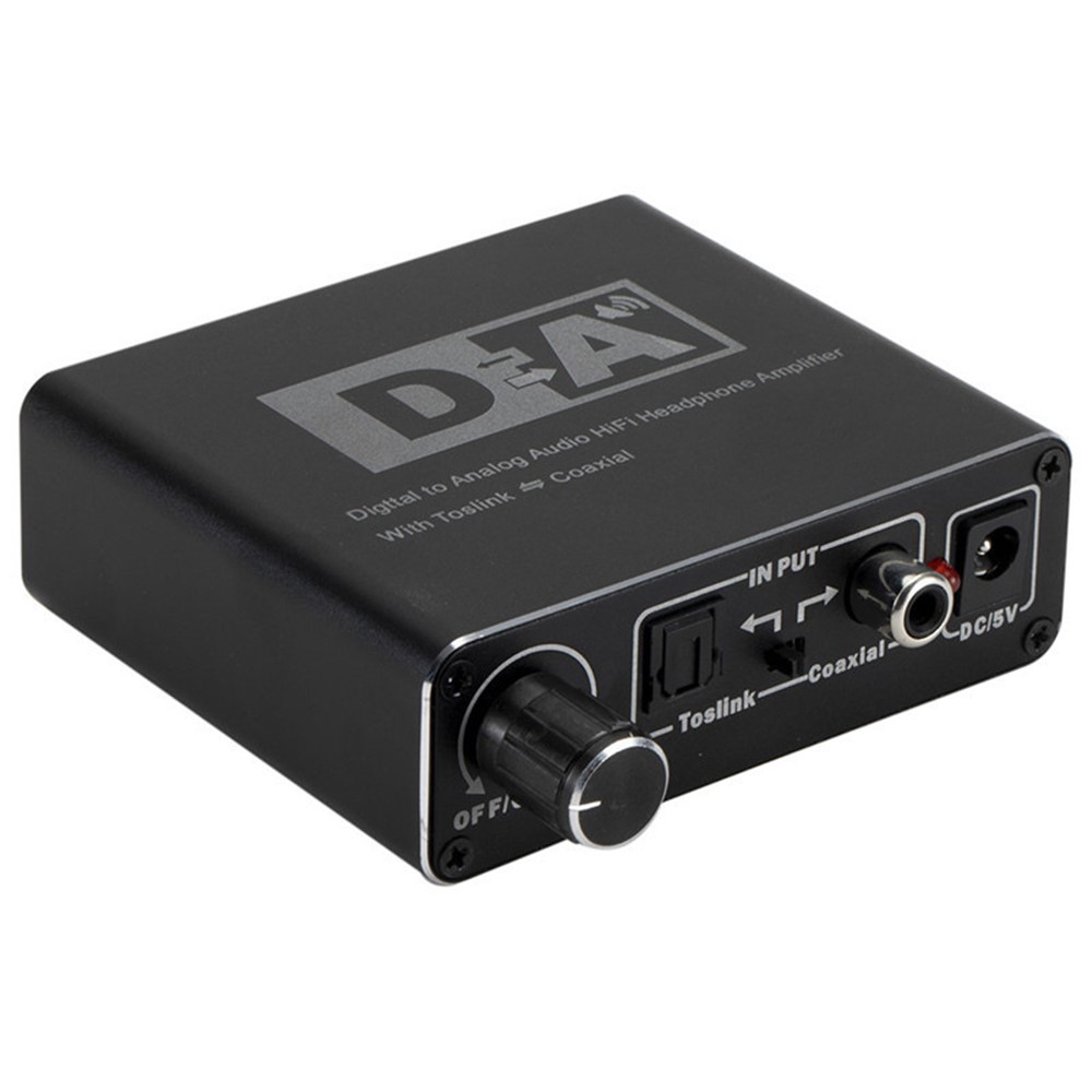 192KHz Digital Optical Coaxial Toslink to Analog RCA L/R 3.5mm Audio Converter-12