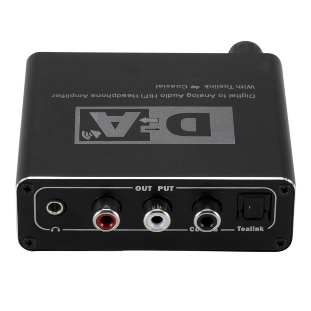 192KHz Digital Optical Coaxial Toslink to Analog RCA L/R 3.5mm Audio Converter-13