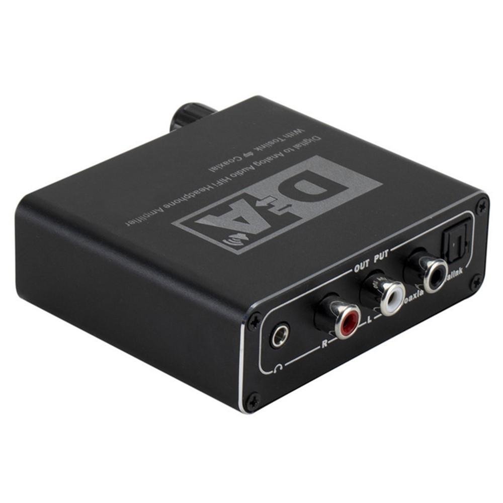 192KHz Digital Optical Coaxial Toslink to Analog RCA L/R 3.5mm Audio Converter-14
