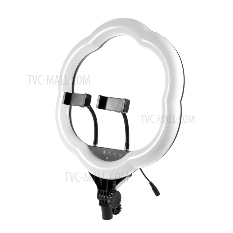 LC-368 14-inch Ring Lamp Plum Blossom Shaped Dimmable Photography Ring Fill Light - EU Plug-2