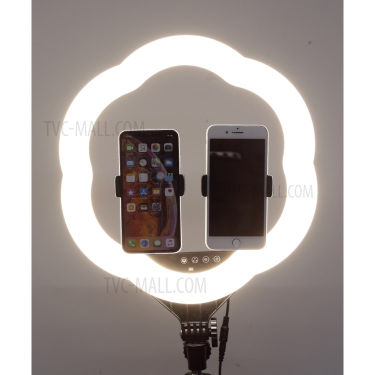 LC-368 14-inch Ring Lamp Plum Blossom Shaped Dimmable Photography Ring Fill Light - EU Plug-6