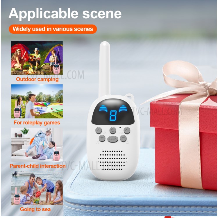 GO100 Smart Wireless Call Long-distance Walkie Talkie Parent-child Interactive Toy - Blue / Pink-2