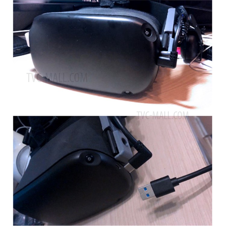 5M 90 Degree Angled USB 3.0 Type C Stable Data Transmission and Fast Charging Link Cable for Oculus Quest-6