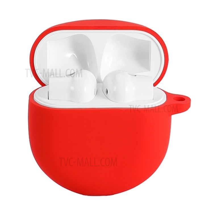 Silicone Protective Case Headsets Accessories for OnePlus Buds - Red-2