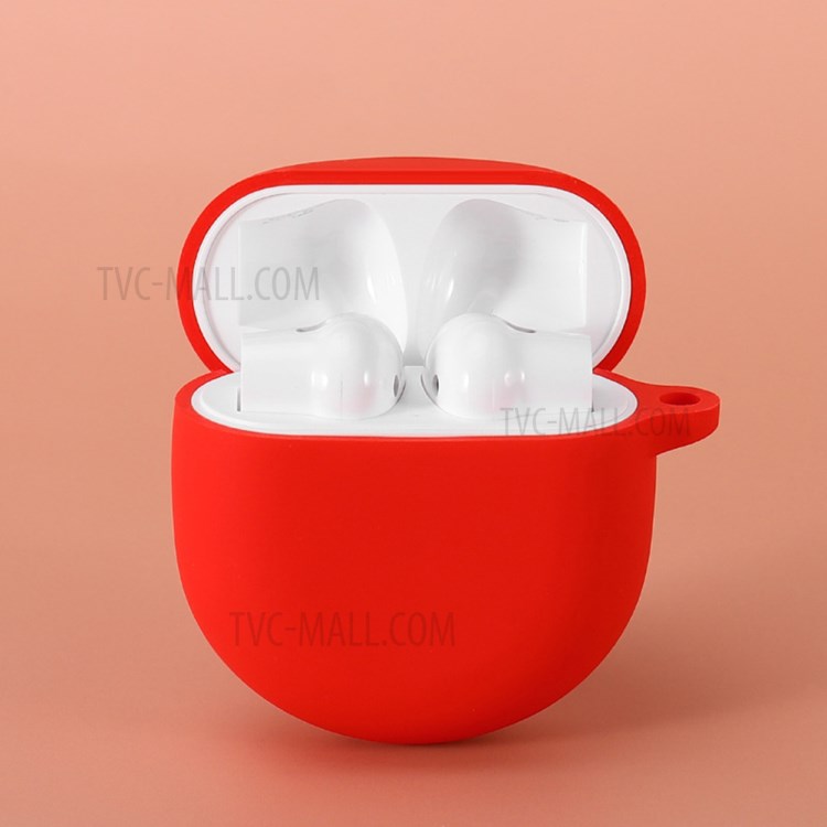 Silicone Protective Case Headsets Accessories for OnePlus Buds - Red-5