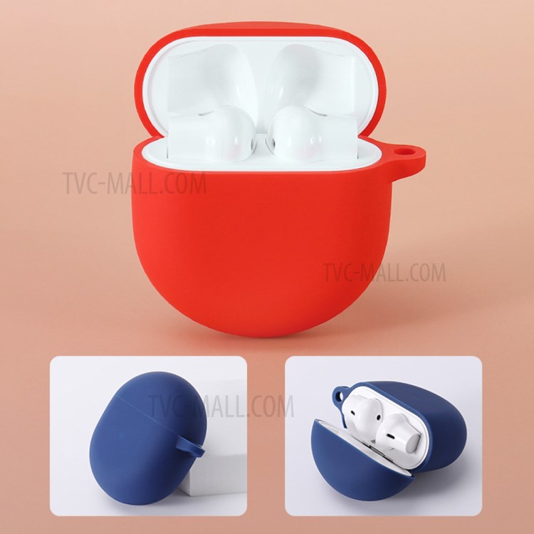 Silicone Protective Case Headsets Accessories for OnePlus Buds - Red-6