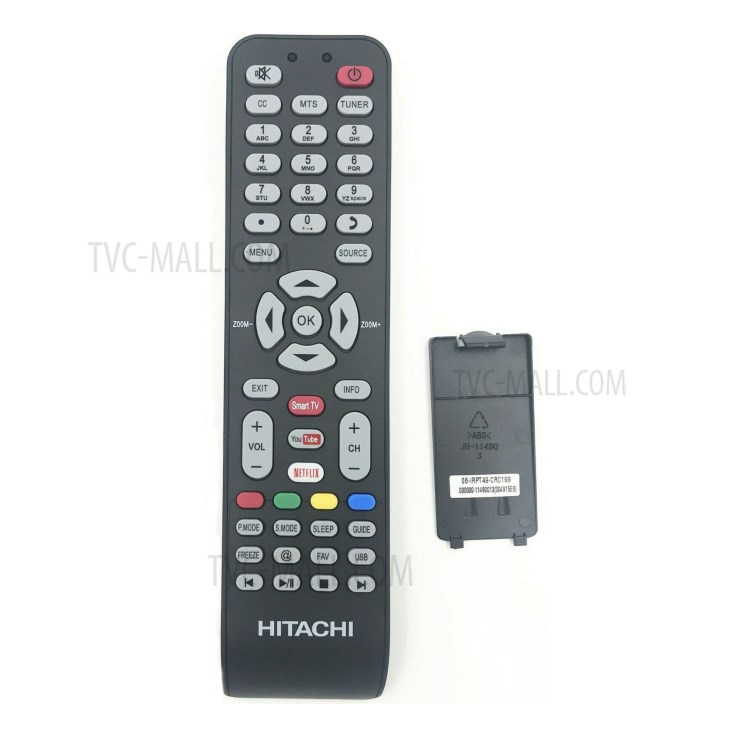 06-IRPT49-CRC199 TV Remote Control Replacement for Hitachi TV LE32M4S9 LE48M4S9-3