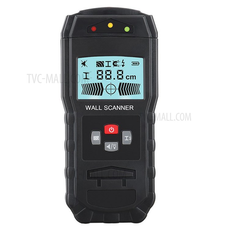 WT55 Digital Wall Scanner Handheld Multifunction Wall Detector Iron Metal Wood Wire Galvanized Pipe Finder-3