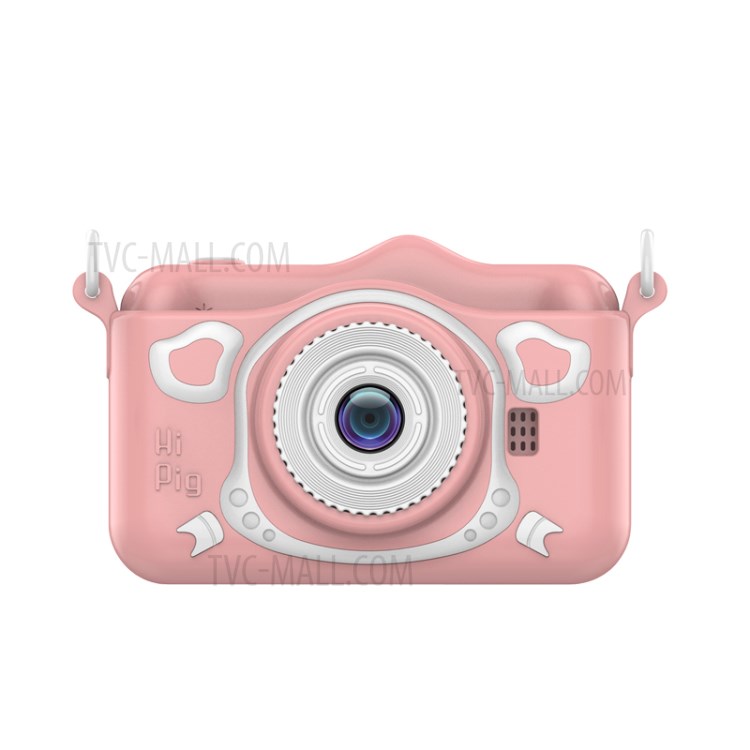 A16 3.5inch IPS Screen Children HD Video Mini Digital Camera Cute Kids Toy Birthday Gift - Style A/Pink-2
