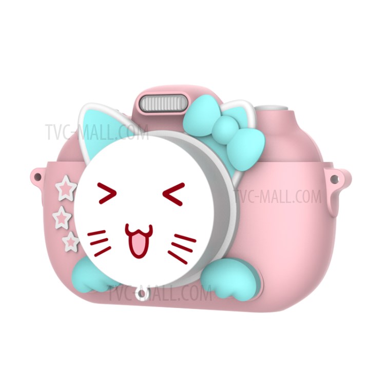 A5 3.0inch Cute Cartoon Children HD Video Mini Digital Camera with WiFi Function - Pink-1