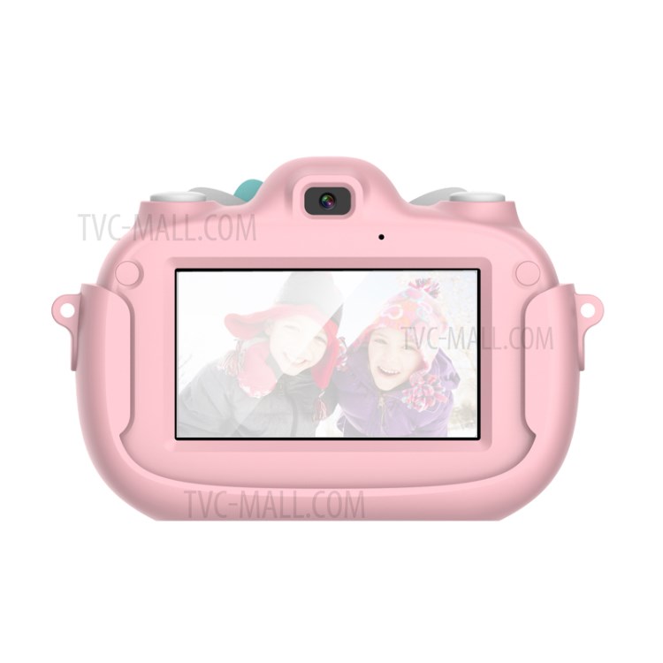A5 3.0inch Cute Cartoon Children HD Video Mini Digital Camera with WiFi Function - Pink-3
