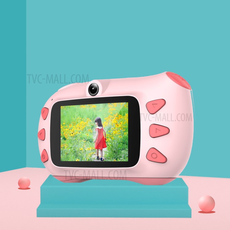 A10 2.0inch IPS Screen HD Digital Video Camera Toy Children Camcorder - Pink-3