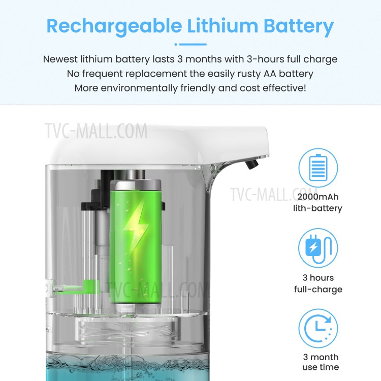 Automatic Touchless Hand Washer Soap Dispenser Hand Sanitizer-3