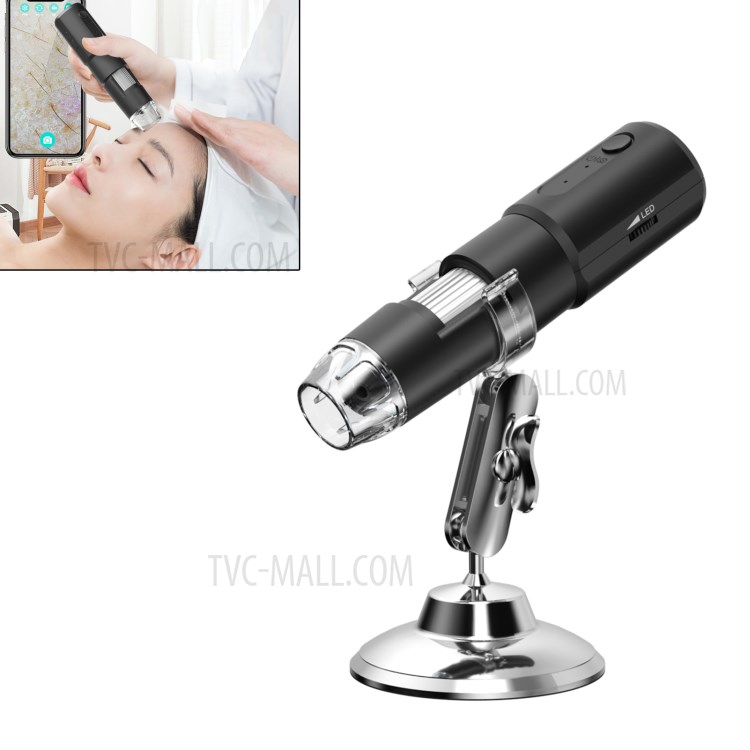 Inskam 314 50-1000x Vergrößerung WiFi Electronic Digital-Mikroskop 8 LED-Licht-Multifunktionsmikroskop Mit 360 ° -Rundsockel-1