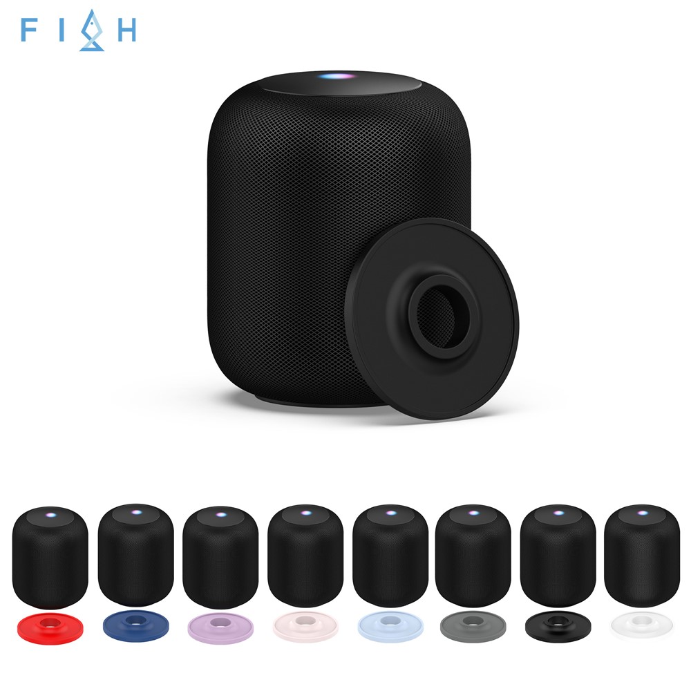 Suporte Da Almofada De Base Do Suporte Do Silicone Para O Orador Inteligente Do HomePod Da Apple - Azul Escuro-10