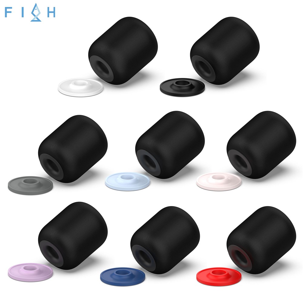 Suporte Da Almofada De Base Do Suporte Do Silicone Para O Orador Inteligente Do HomePod Da Apple - Azul Escuro-12