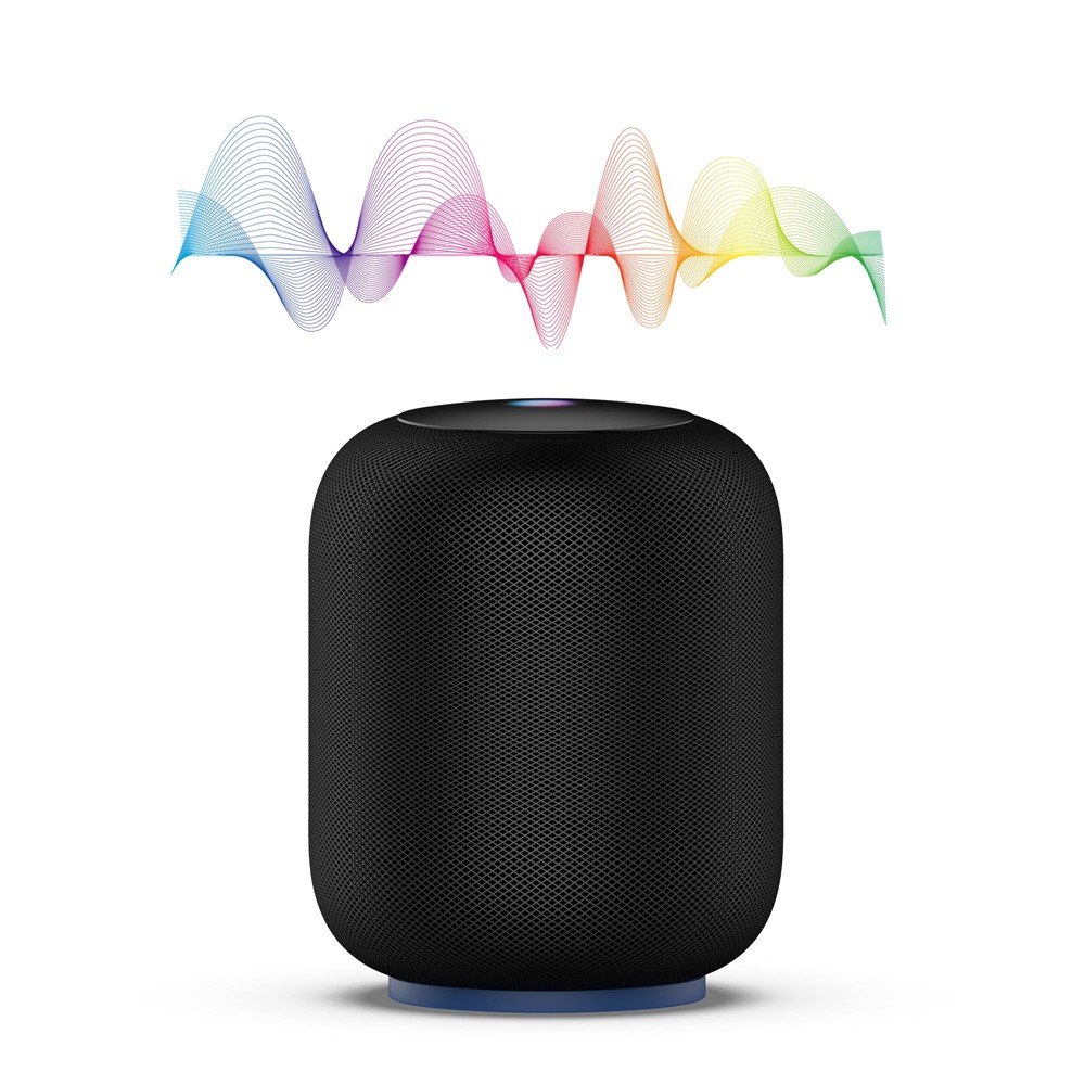 Suporte Da Almofada De Base Do Suporte Do Silicone Para O Orador Inteligente Do HomePod Da Apple - Azul Escuro-8