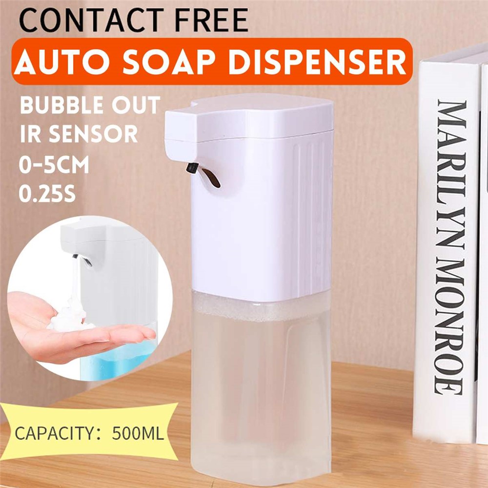 ZK-XSJ1 500ml Non-Contact Automatic Foam Soap Dispenser Infrared Sensor Hand Washer Sanitizer-2