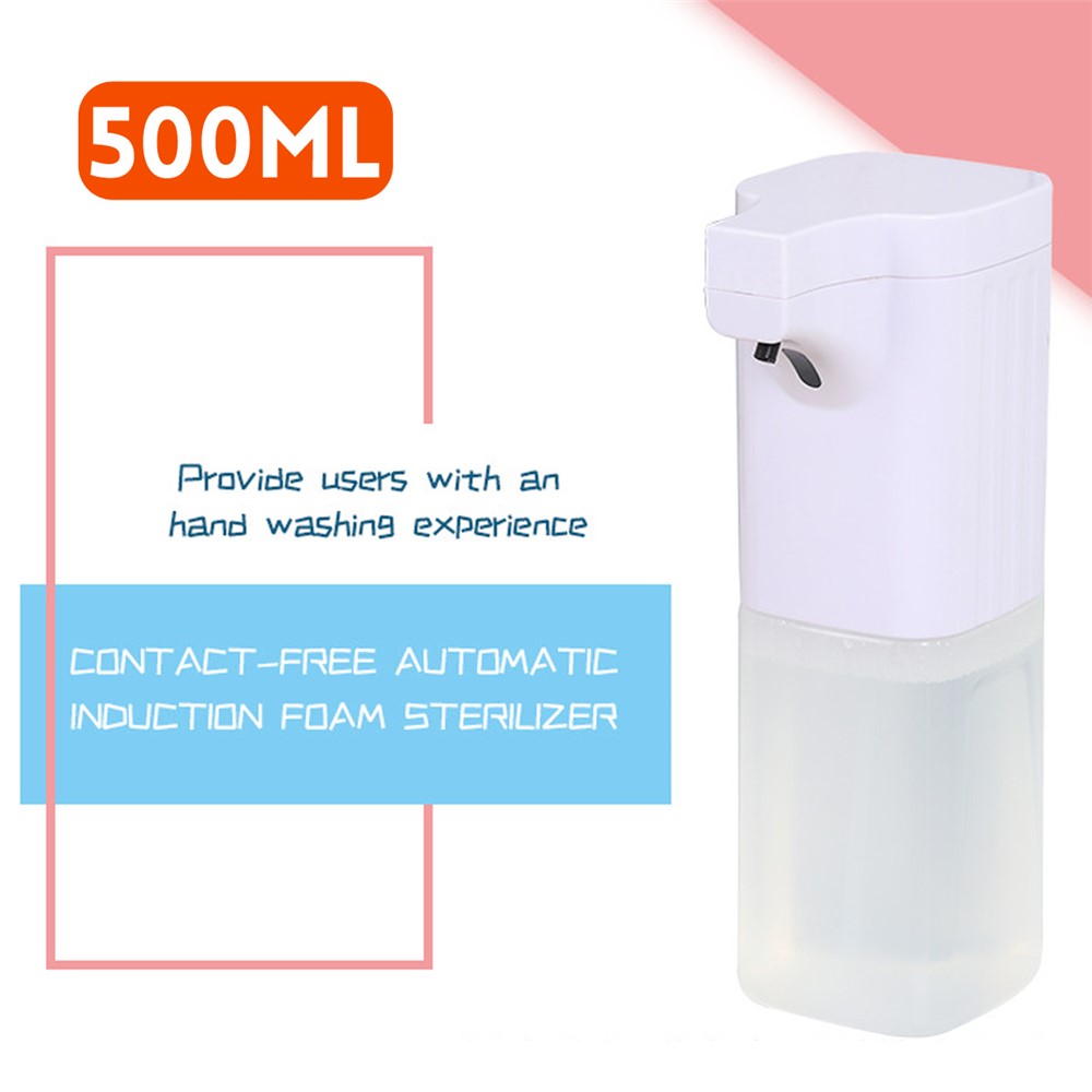 ZK-XSJ1 500ml Non-Contact Automatic Foam Soap Dispenser Infrared Sensor Hand Washer Sanitizer-3