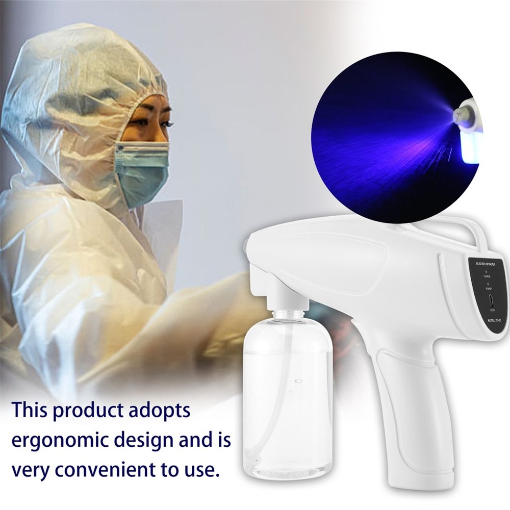 YJ-02 Ultraviolet Atomizing Disinfector ULV Disinfection Electric Sprayer Handheld Wireless Rechargeable Sterilizer-3