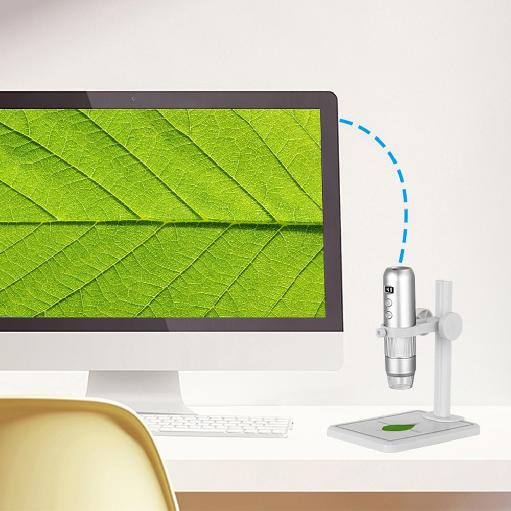 MS4 50X-1000X 8LED 2.0M High-definition Rechargeable WiFi Wireless Digital Microscope Magnifying Glass-5